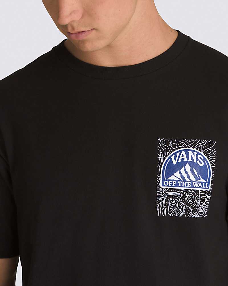 Vans The Incline Men T Shirts Black | NF1-9718