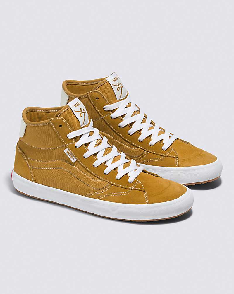 Vans The Lizzie Shoe Men High Top Sneakers Gold / White | VS1-2133