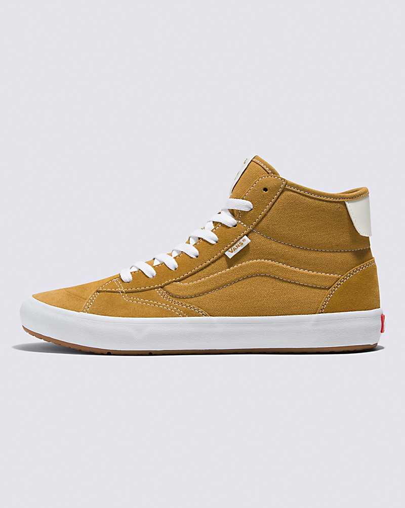 Vans The Lizzie Shoe Men High Top Sneakers Gold / White | VS1-2133