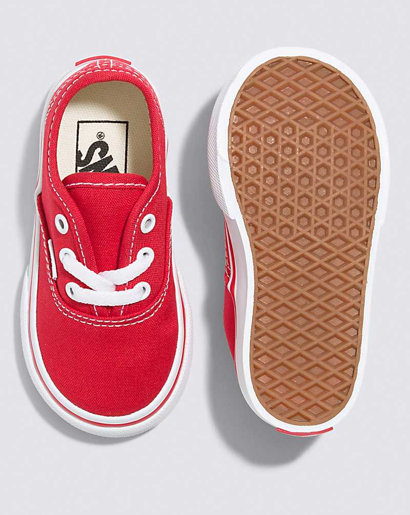 Vans Toddler Authentic Shoes Kids' Sneakers Red | UN1-4742