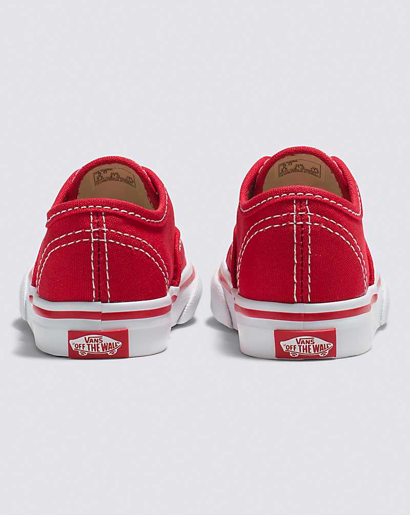 Vans Toddler Authentic Shoes Kids' Sneakers Red | UN1-4742