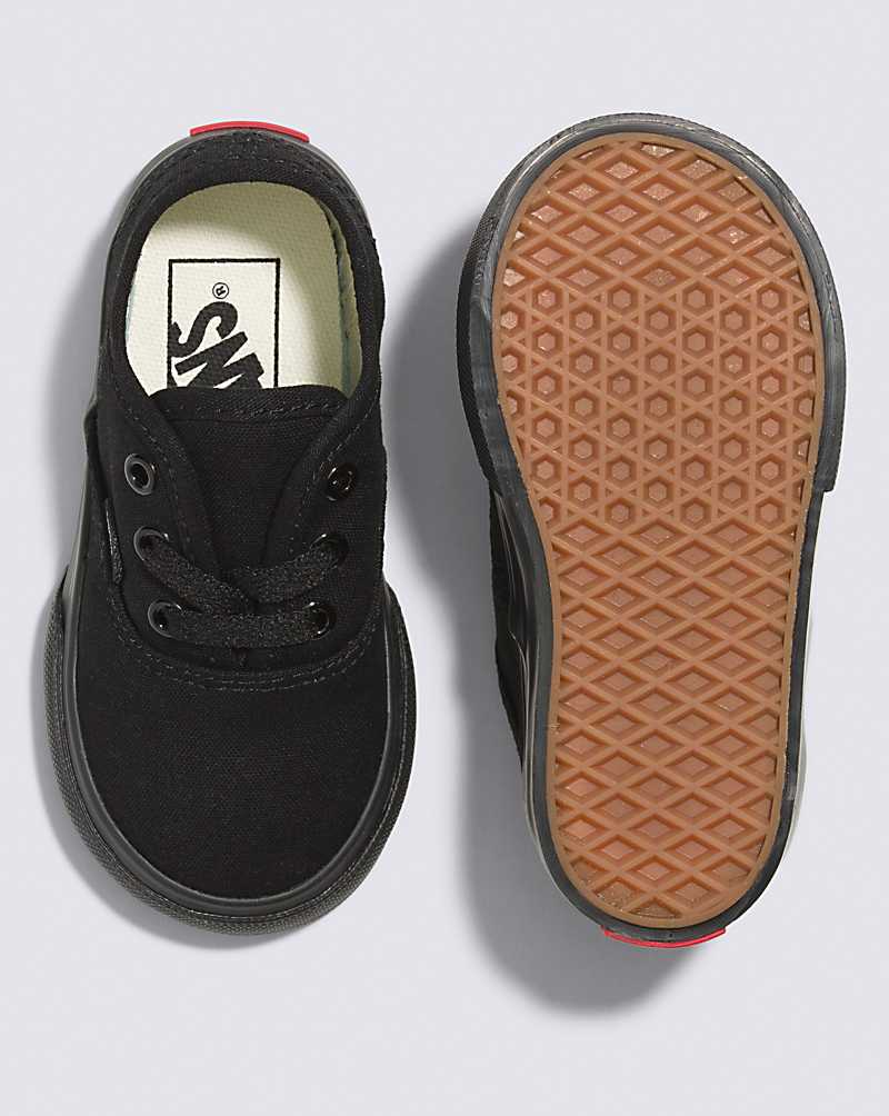 Vans Toddler Authentic Shoes Kids' Sneakers Black / Black | BH1-1780