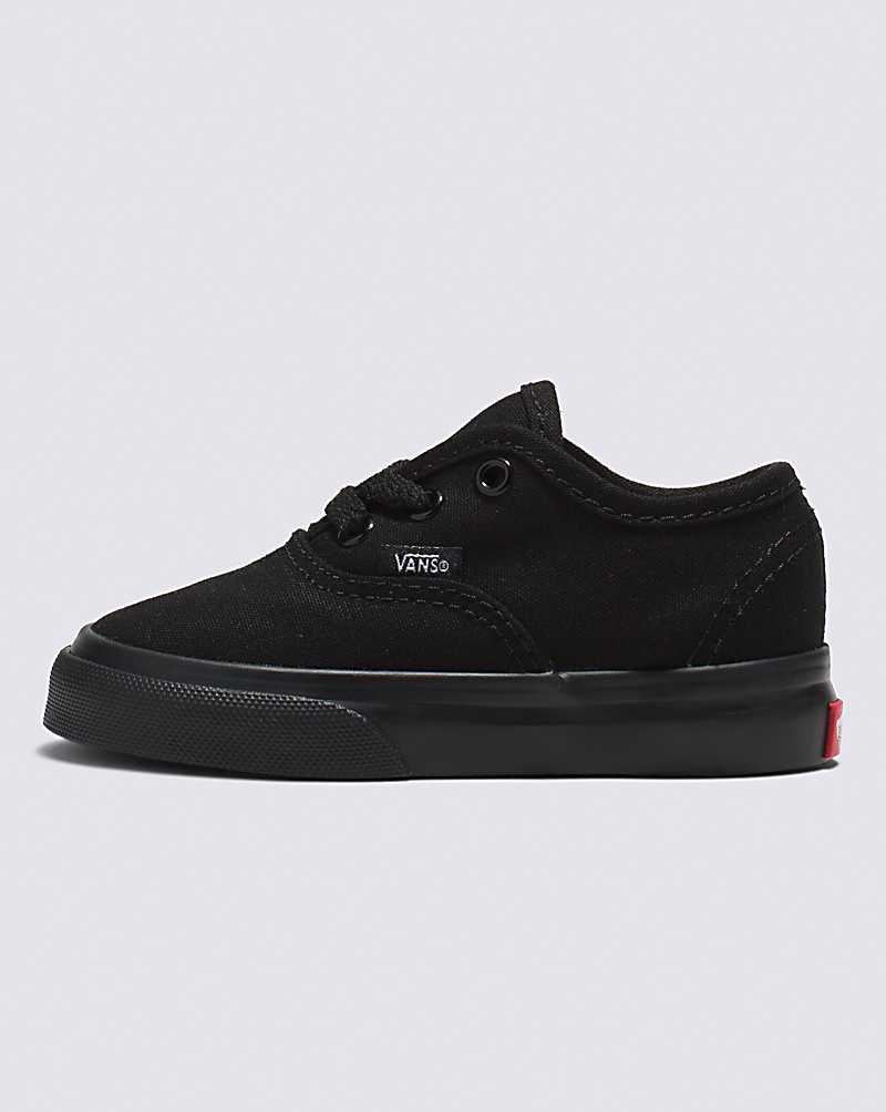 Vans Toddler Authentic Shoes Kids\' Sneakers Black / Black | BH1-1780