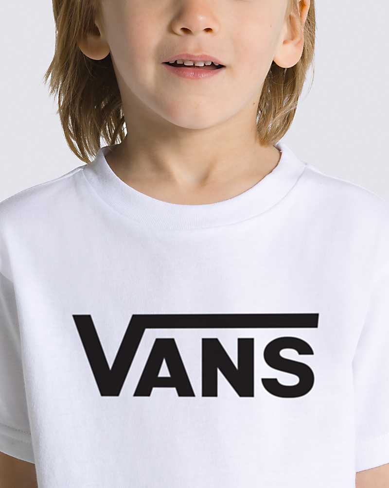 Vans Toddler Classic Kids Kids' T Shirts White / Black | QS1-9872