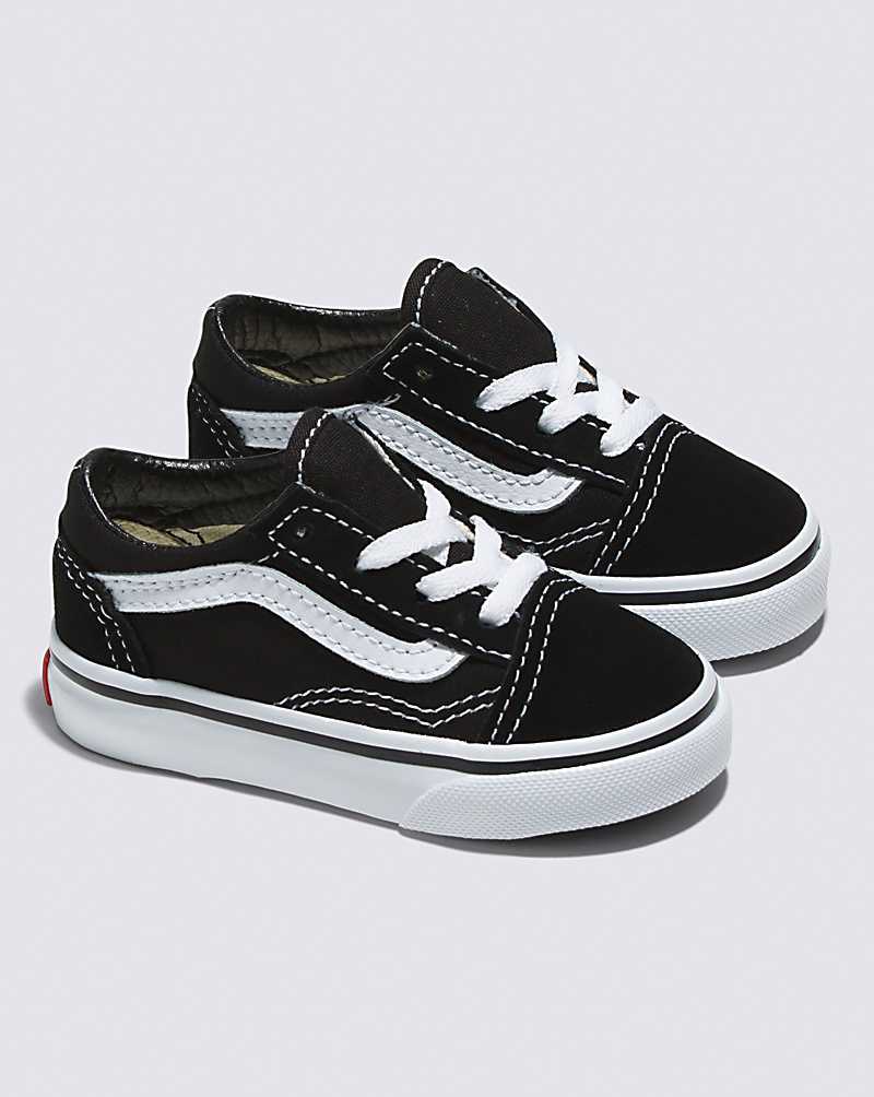 Vans Toddler Old Skool Shoe Kids' Sneakers Black / White | CZ1-0684