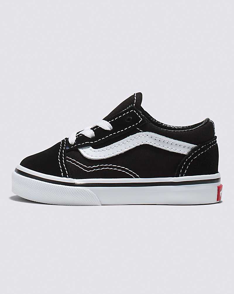 Vans Toddler Old Skool Shoe Kids\' Sneakers Black / White | CZ1-0684