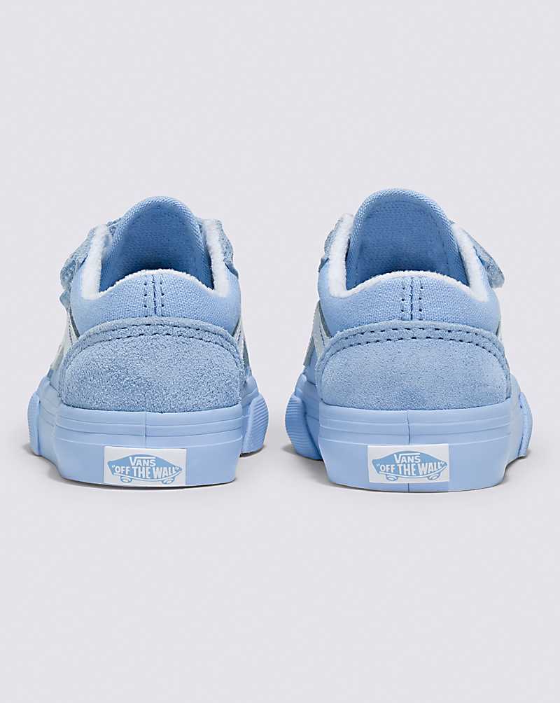 Vans Toddler Old Skool V Shoe Kids' Sneakers Blue | QN1-3371