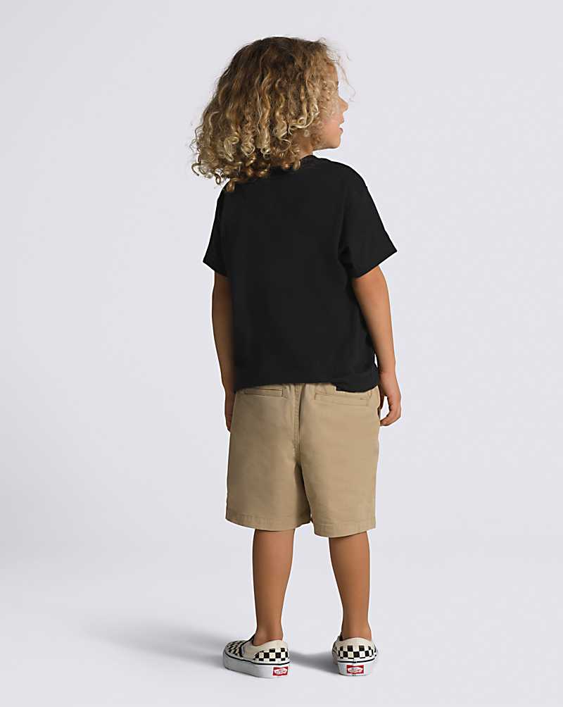 Vans Toddler Range Elastic Waist Kids' Shorts Khaki | BD1-5685