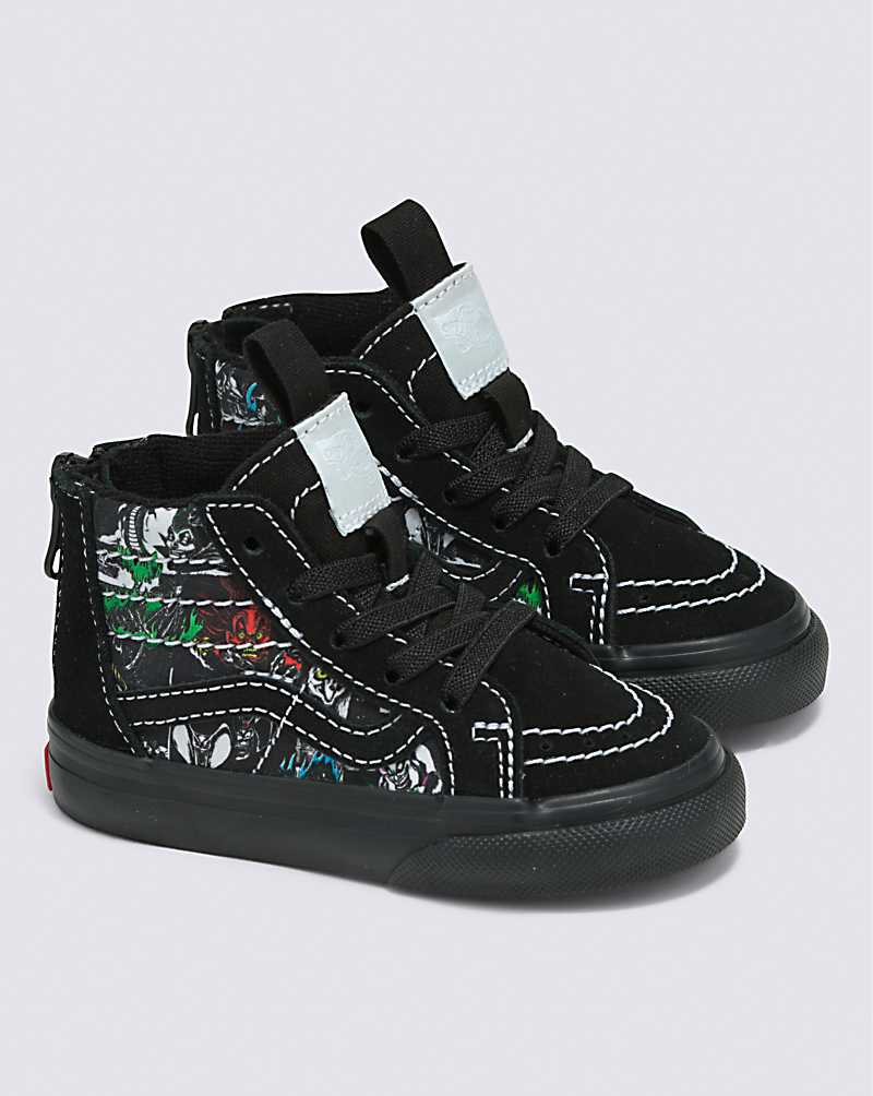 Vans Toddler Sk8-Hi Zip Shoe Kids' High Top Sneakers Multicolor | RZ1-2186