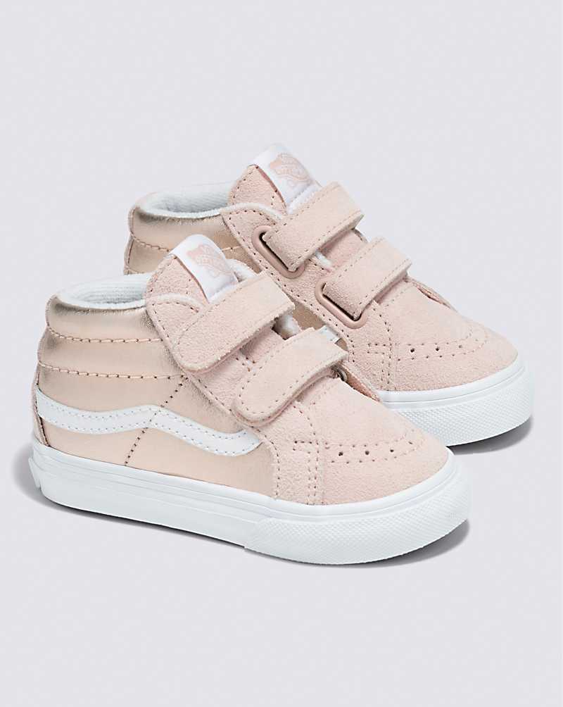 Vans Toddler Sk8-Mid Reissue V Shoe Kids' Sneakers Rose Gold | RO1-6782