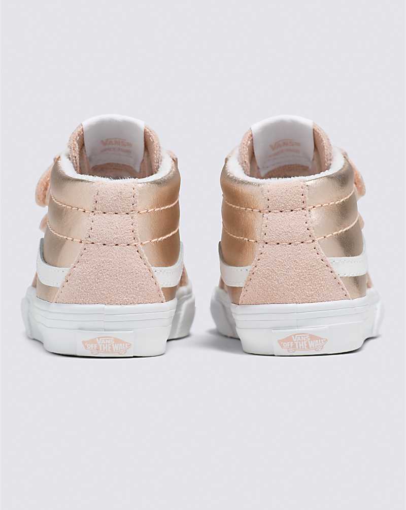 Vans Toddler Sk8-Mid Reissue V Shoe Kids' Sneakers Rose Gold | RO1-6782