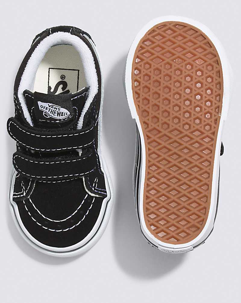 Vans Toddler Sk8-Mid Reissue V Shoe Kids' Sneakers Black / White | OR1-8505