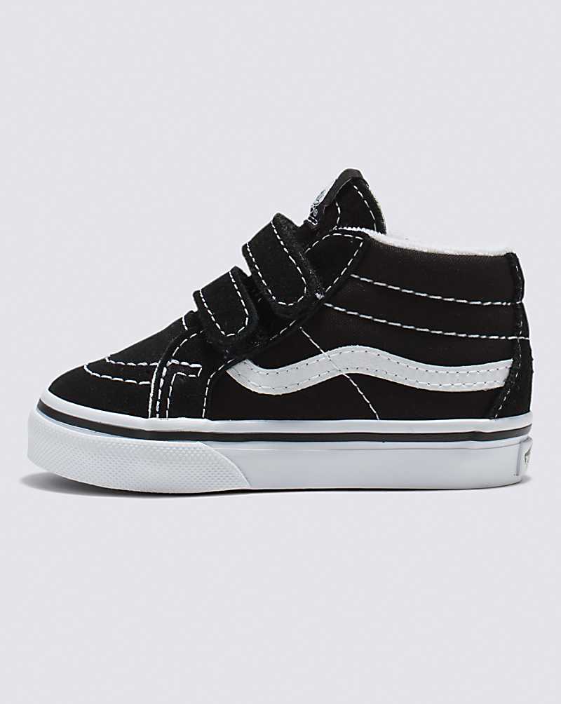 Vans Toddler Sk8-Mid Reissue V Shoe Kids\' Sneakers Black / White | OR1-8505