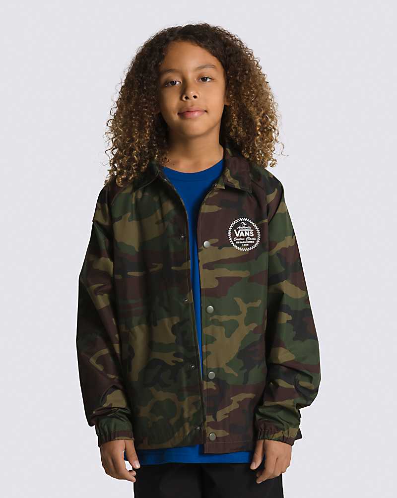 Vans Torrey Jacket Kids\' Jackets Camo | WT1-5188