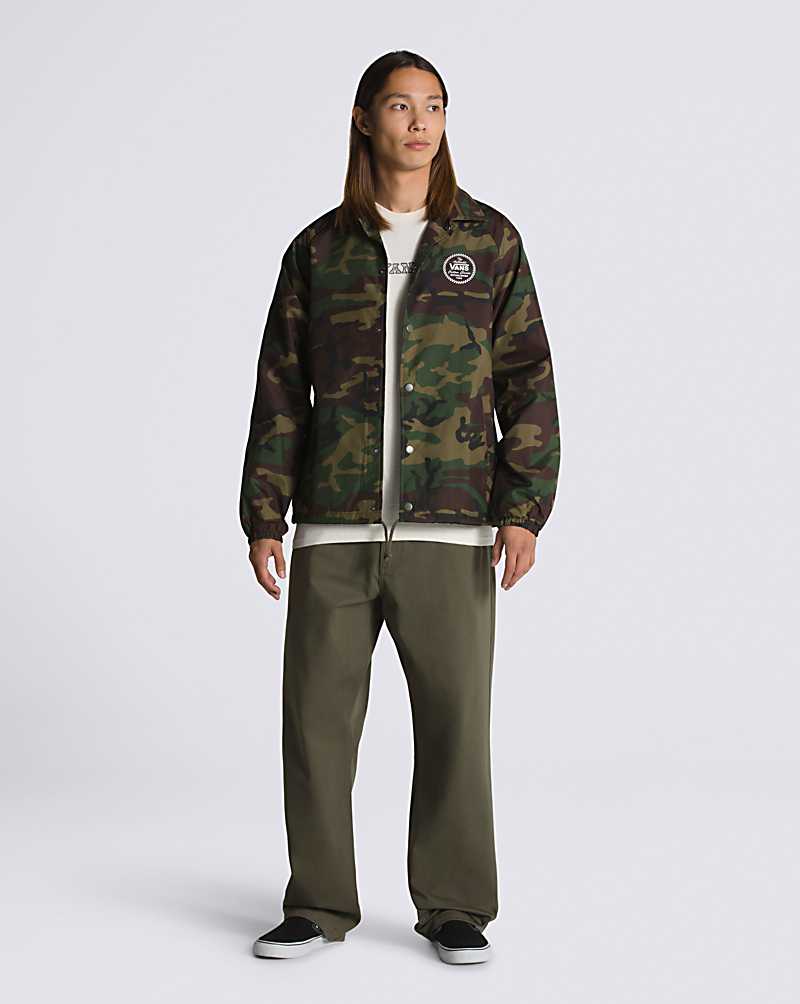 Vans Torrey Windbreaker Jacket Men Jackets Camo | YF1-0835