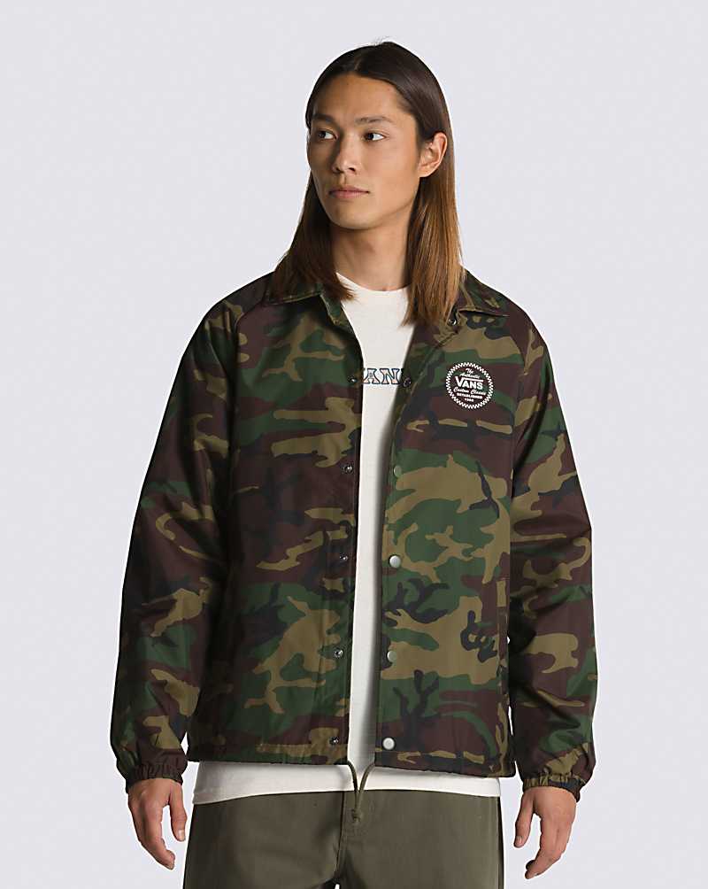 Vans Torrey Windbreaker Jacket Men Jackets Camo | YF1-0835