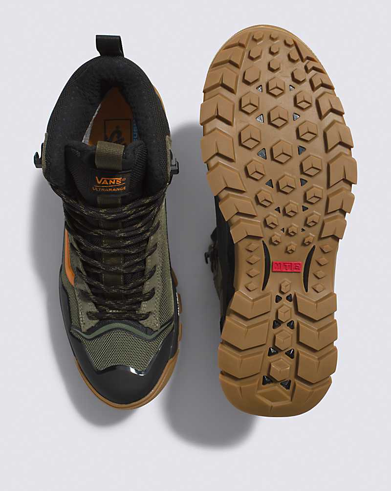 Vans UltraRange EXO Hi Gore-Tex MTE-3 Men Boots Olive / Black | SL1-8246