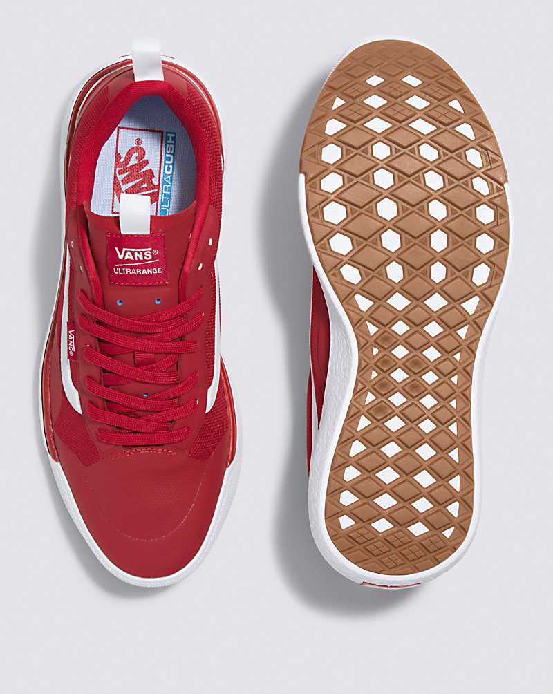 Vans UltraRange EXO Men Casual Shoes Red / White | NZ1-8569