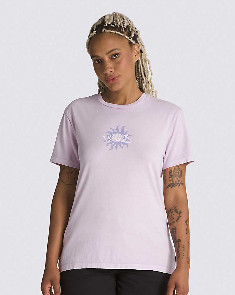 Vans Unity Root Boyfriend Women T Shirts Purple | UT1-8350