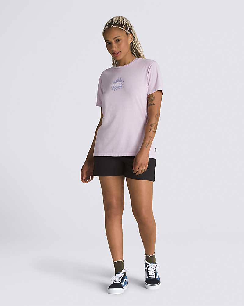 Vans Unity Root Boyfriend Women T Shirts Purple | UT1-8350