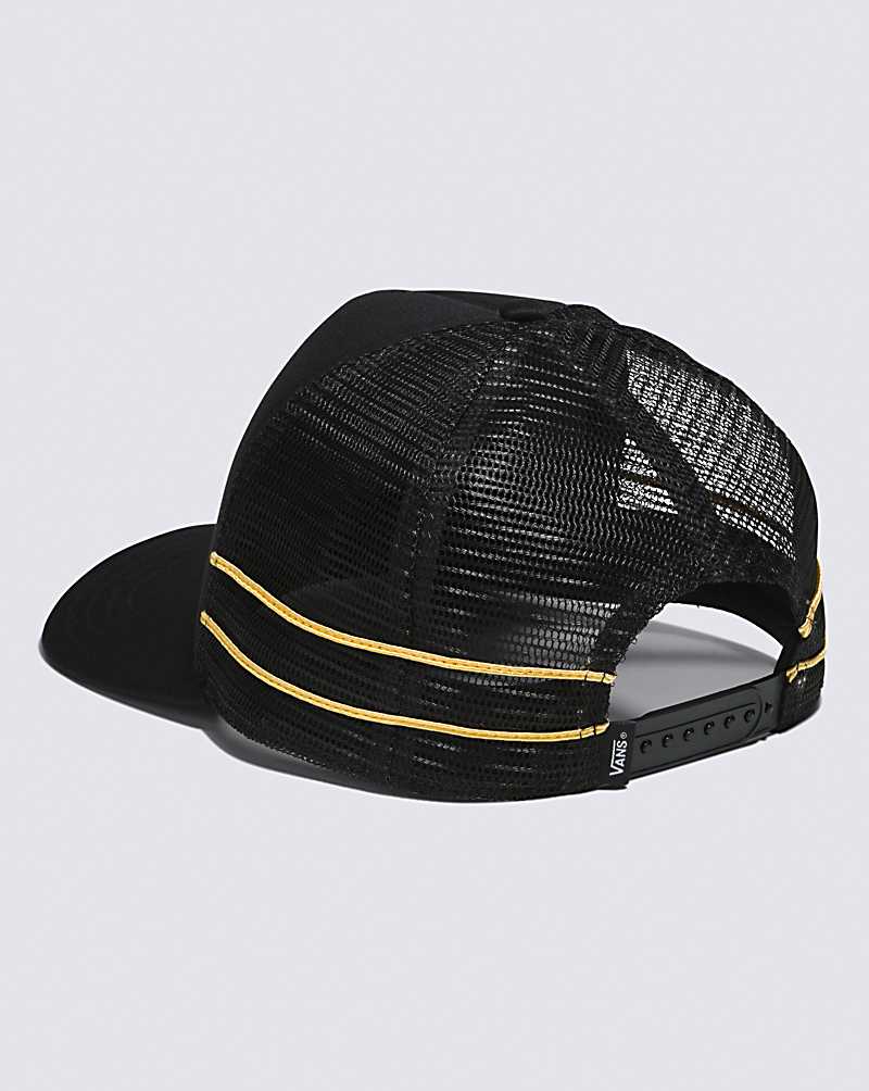 Vans Vanimal Curved Bill Trucker Men Hats Black | QI1-8187