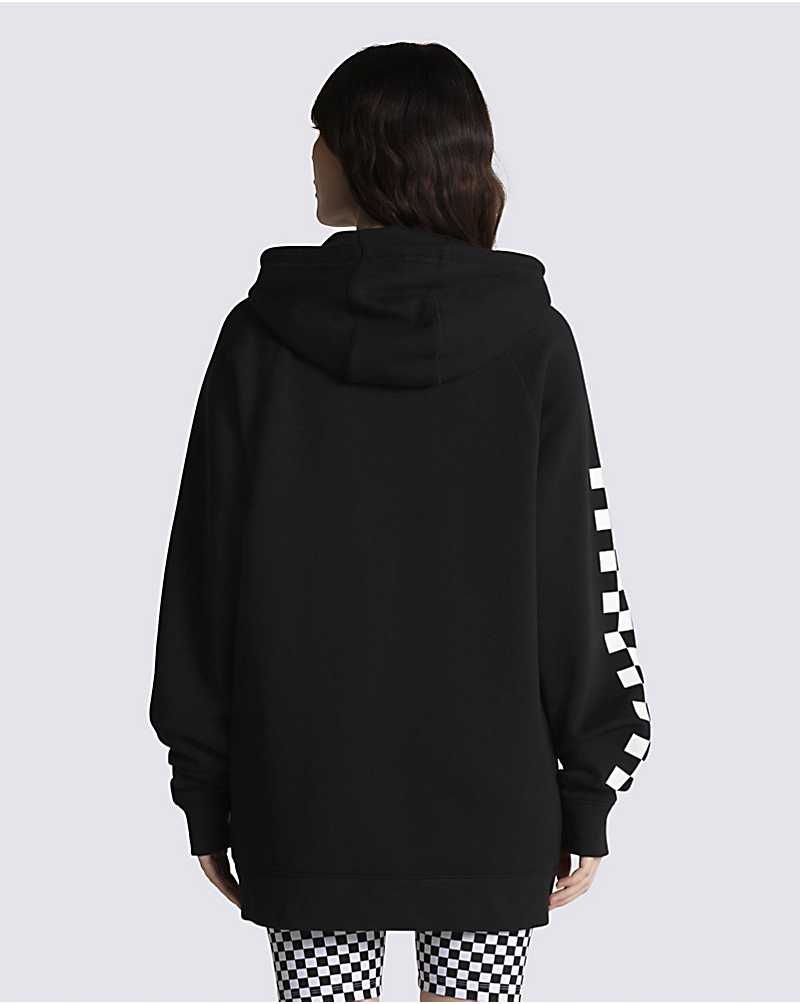 Vans Versa Checkerboard Men Hoodie Black | ZN1-5680