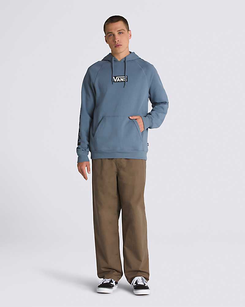 Vans Versa Standard Pullover Men Hoodie Blue | DP1-9208