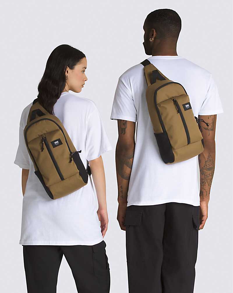 Vans Warp Sling Bag Men Bags Olive | XY1-3880