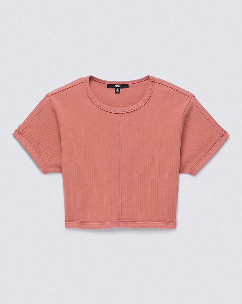 Vans Waverly Fitted Crop Women Tops Rose | BA1-2498