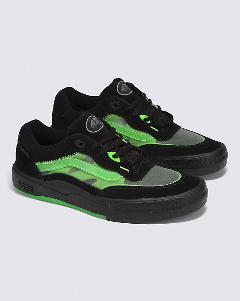 Vans Wayvee Glow Skulls Men Casual Shoes Green / Black | SK1-5990