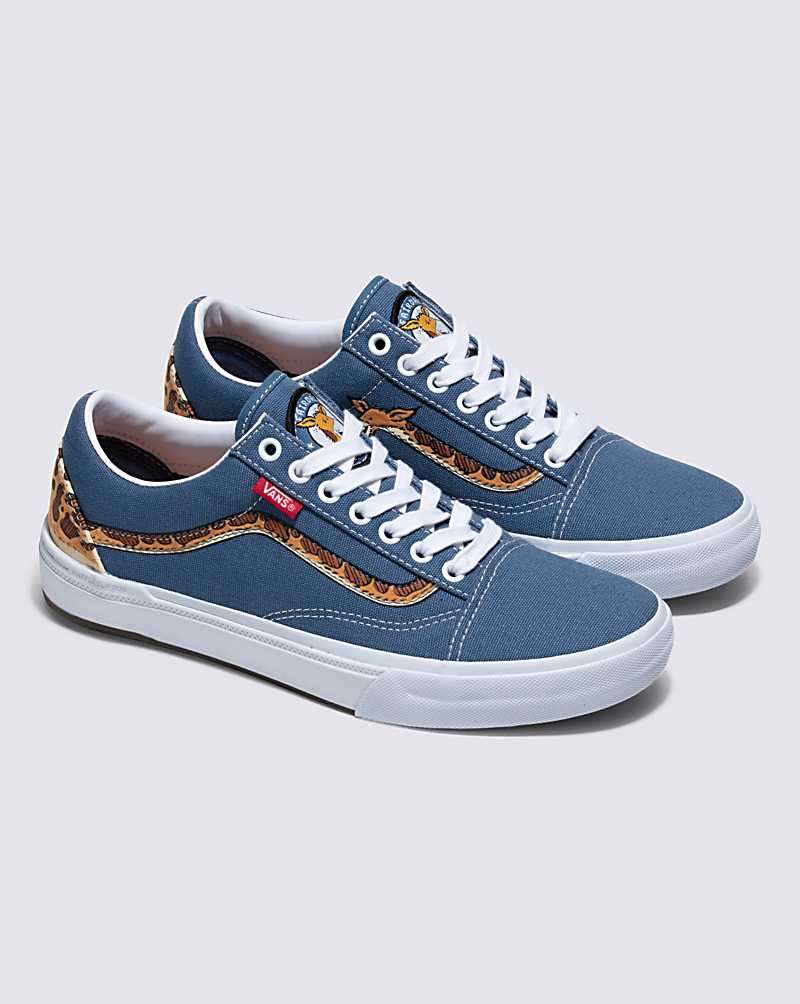 Vans X Fairdale BMX Old Skool Shoe Women Sneakers Blue / White | NV1-5088