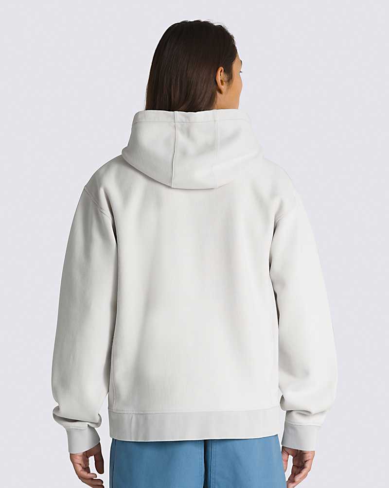 Vans X Pilgrim Fleece Pullover Men Hoodie White | RO1-5013