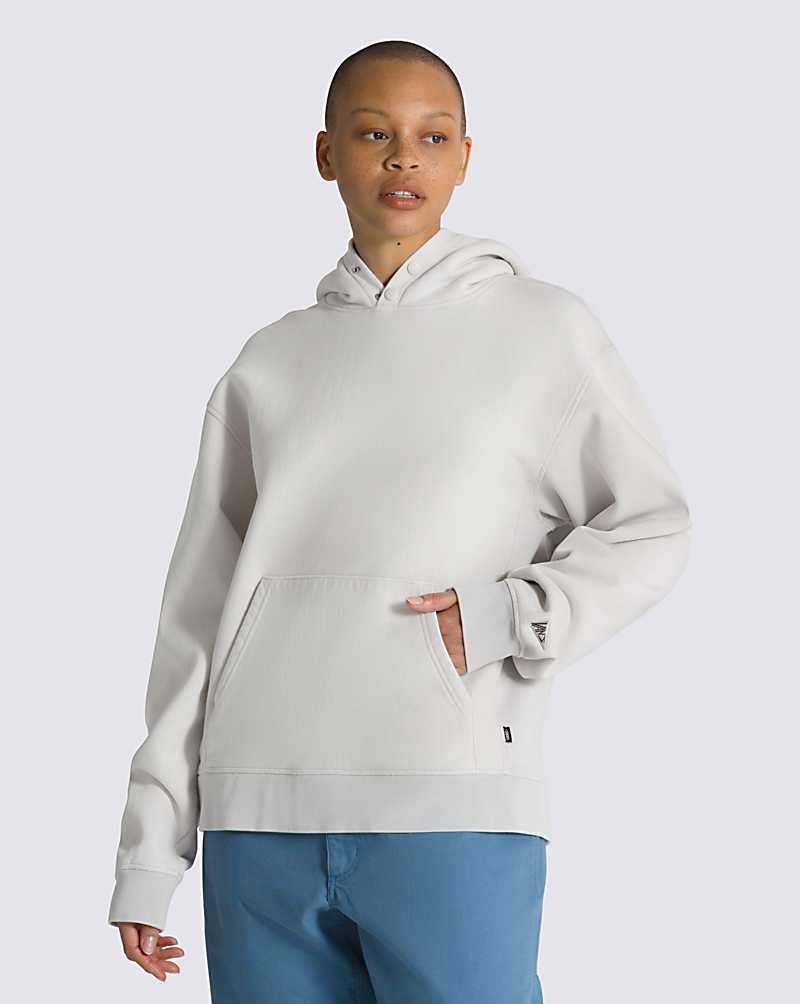 Vans X Pilgrim Fleece Pullover Men Hoodie White | RO1-5013