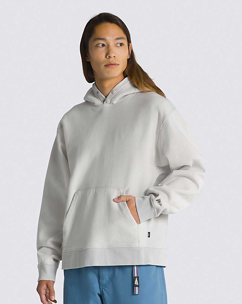 Vans X Pilgrim Fleece Pullover Men Hoodie White | RO1-5013