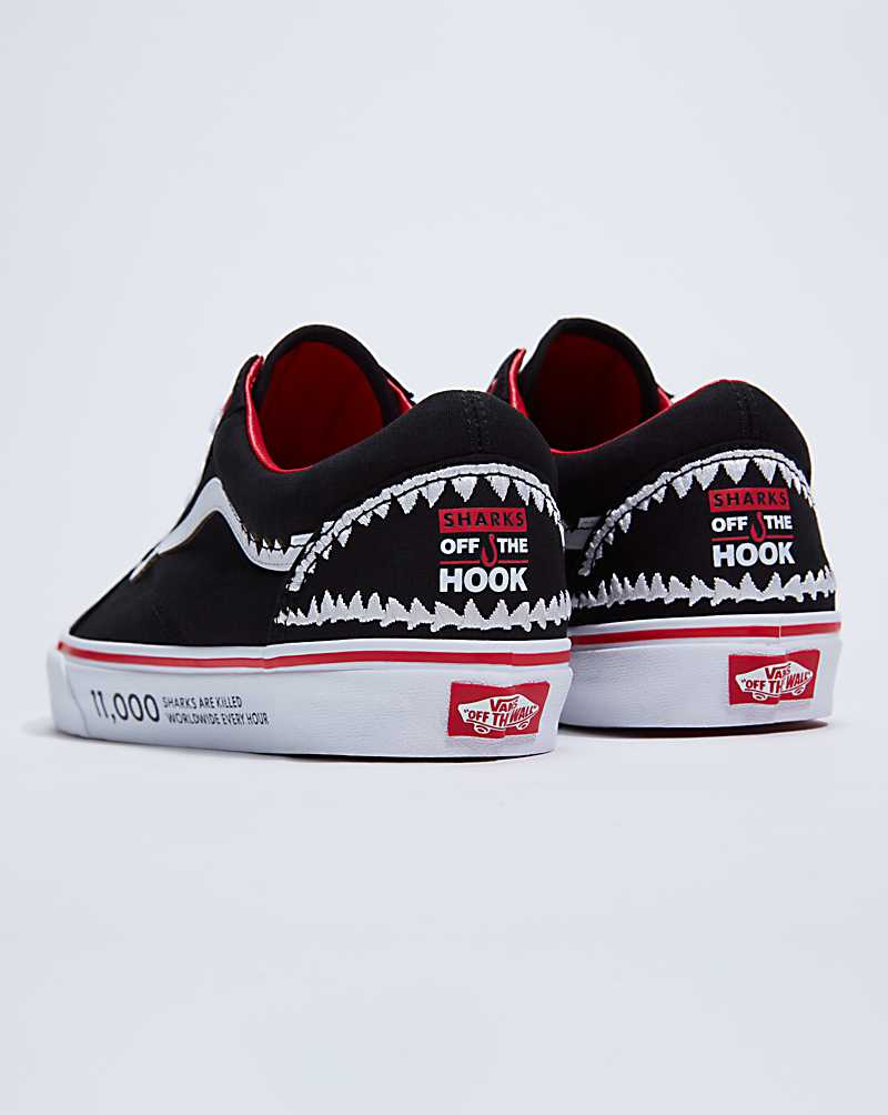 Vans X Saving Our Sharks Old Skool Shoe Women Sneakers Red | PH1-2912