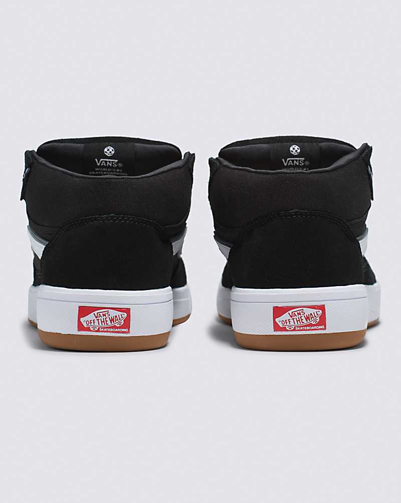 Vans Zahba Mid Women Sneakers Black / White | FR1-5198